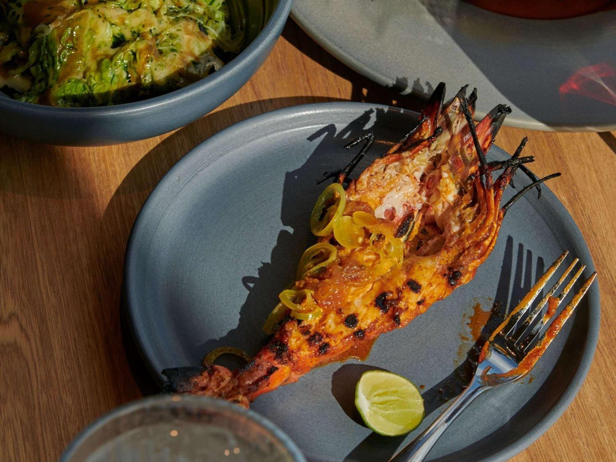 Novotel Medellin El Tesoro Esterno foto Grilled prawn
